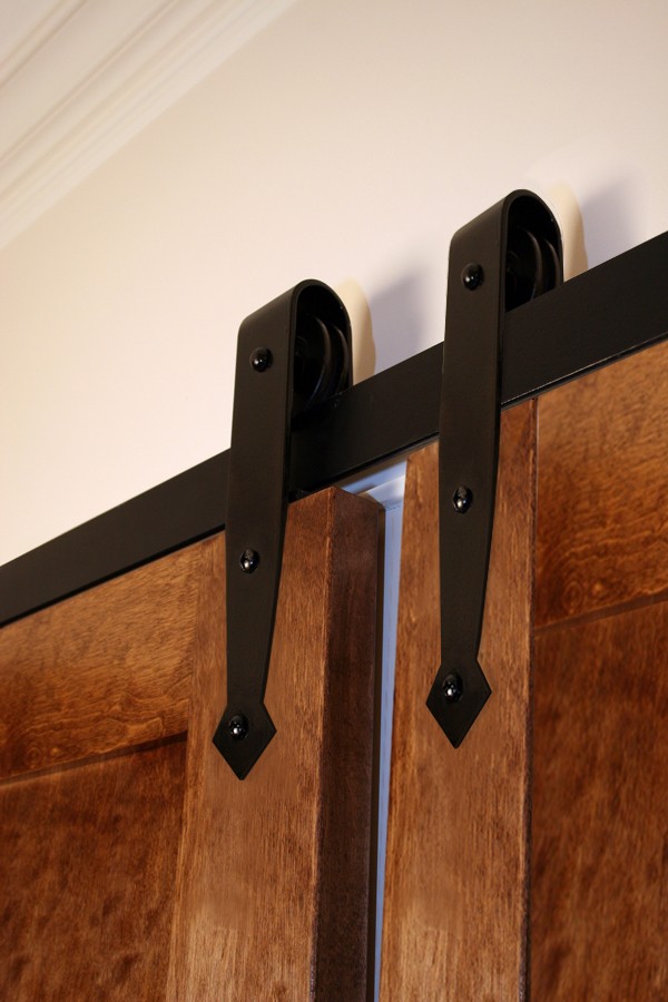 Bi-Parting Door Flat Track Kit with Arrowhead Hangers Bi-Parting Door Flat Track Kit with Arrowhead Hangers