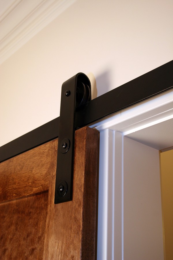 Single Door Flat Track Kit with Traditional Hangers Single Door Flat Track Kit with Traditional Hangers